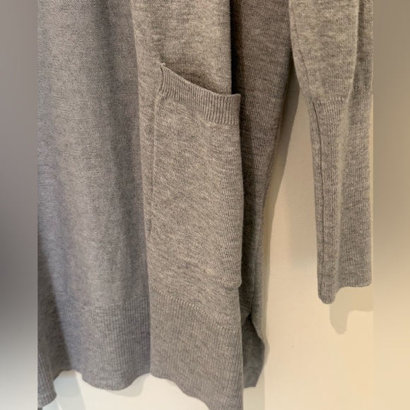 NWT Women's Nine West Essential Cardigan Light Grey size large - Picture 4 of 9